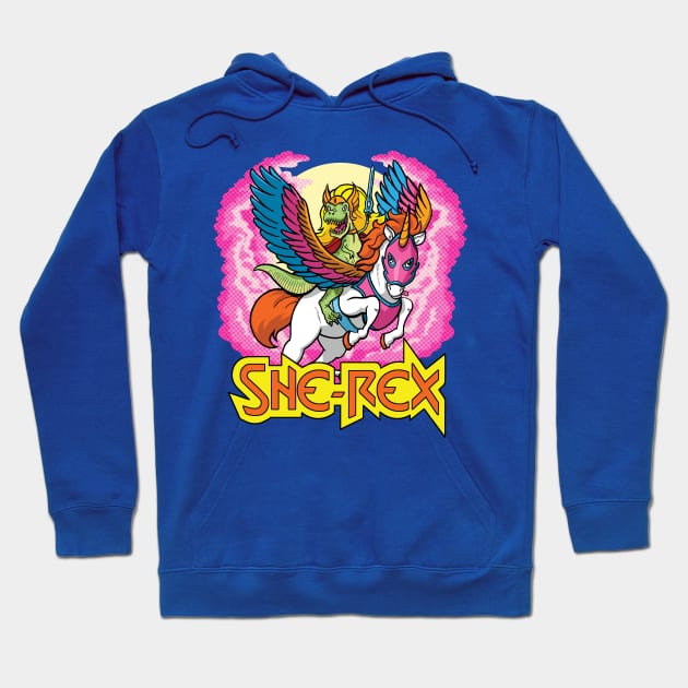 She-Rex: Prehistoric Princess of Power Hoodie by JCPDesigns